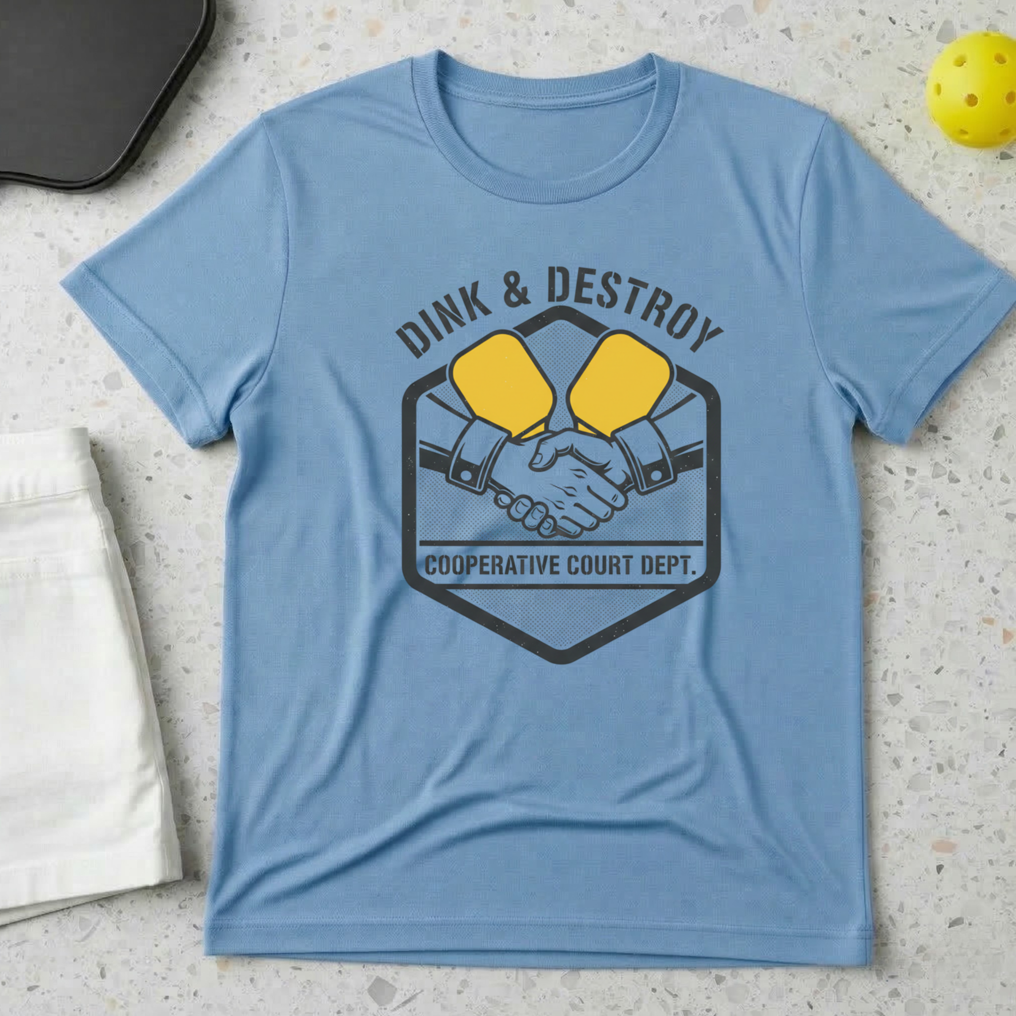 Dink and Destroy Cooperative court dept. T-Shirt
