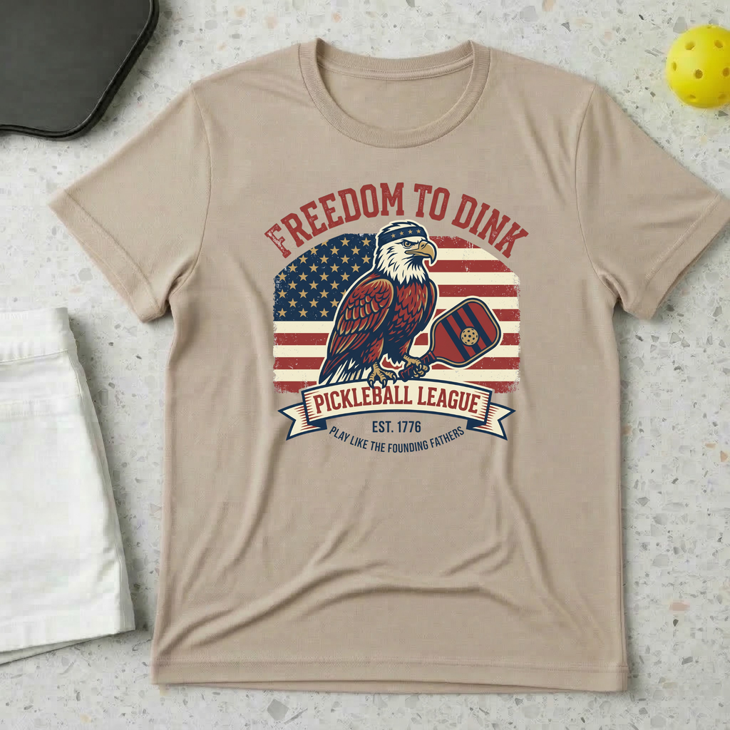 Freedom to dink T-shirt