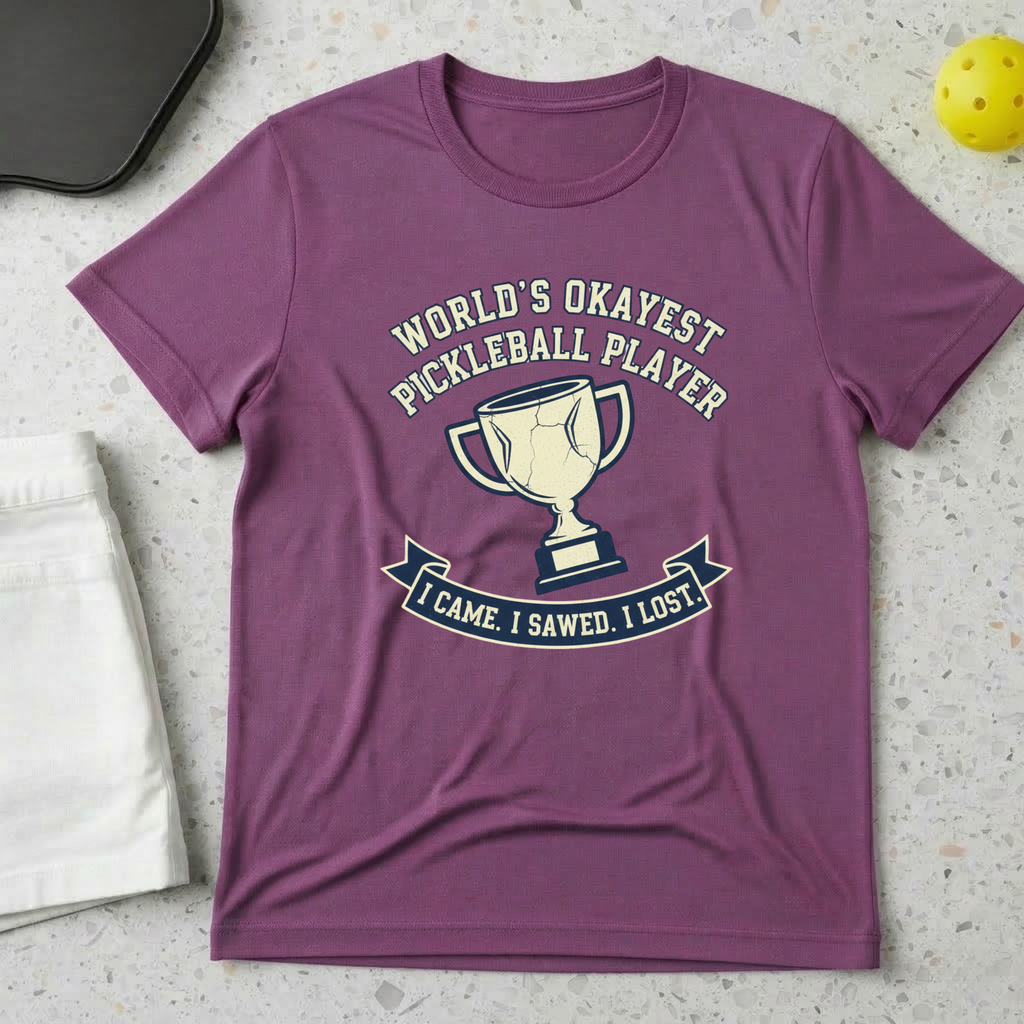 World's most okayest pickleball player T-Shirt