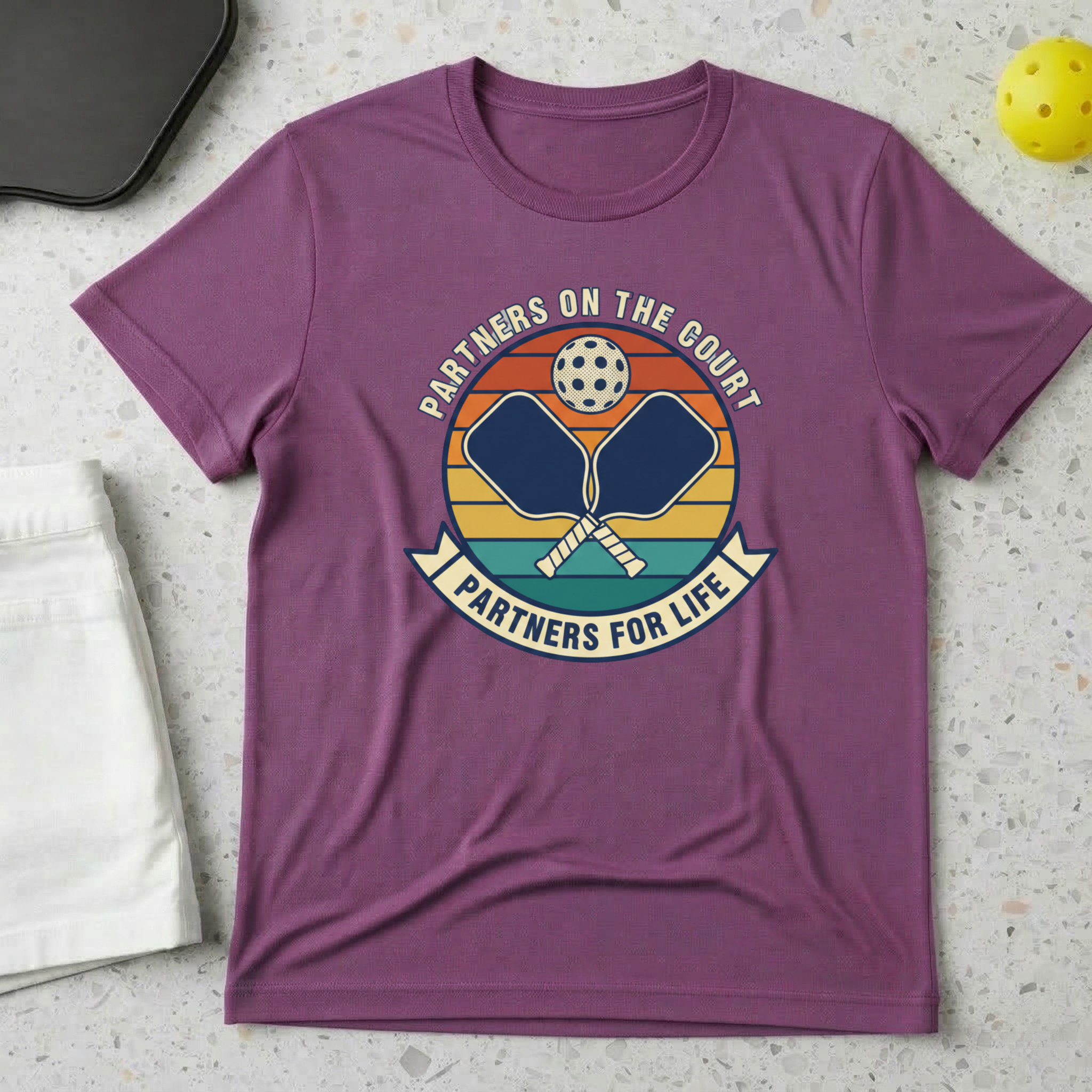Partners on the court, Partners for life T-Shirt