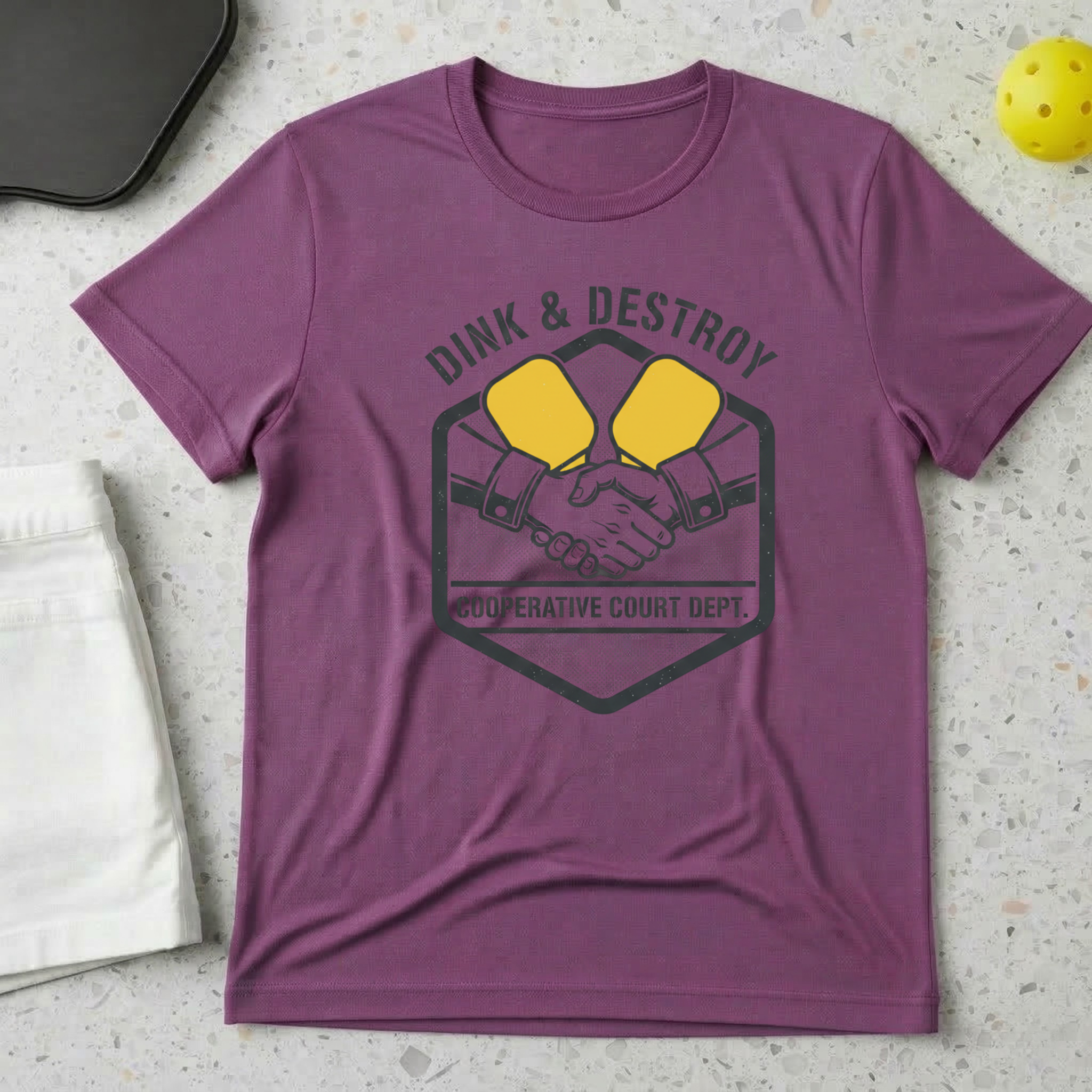 Dink and Destroy Cooperative court dept. T-Shirt