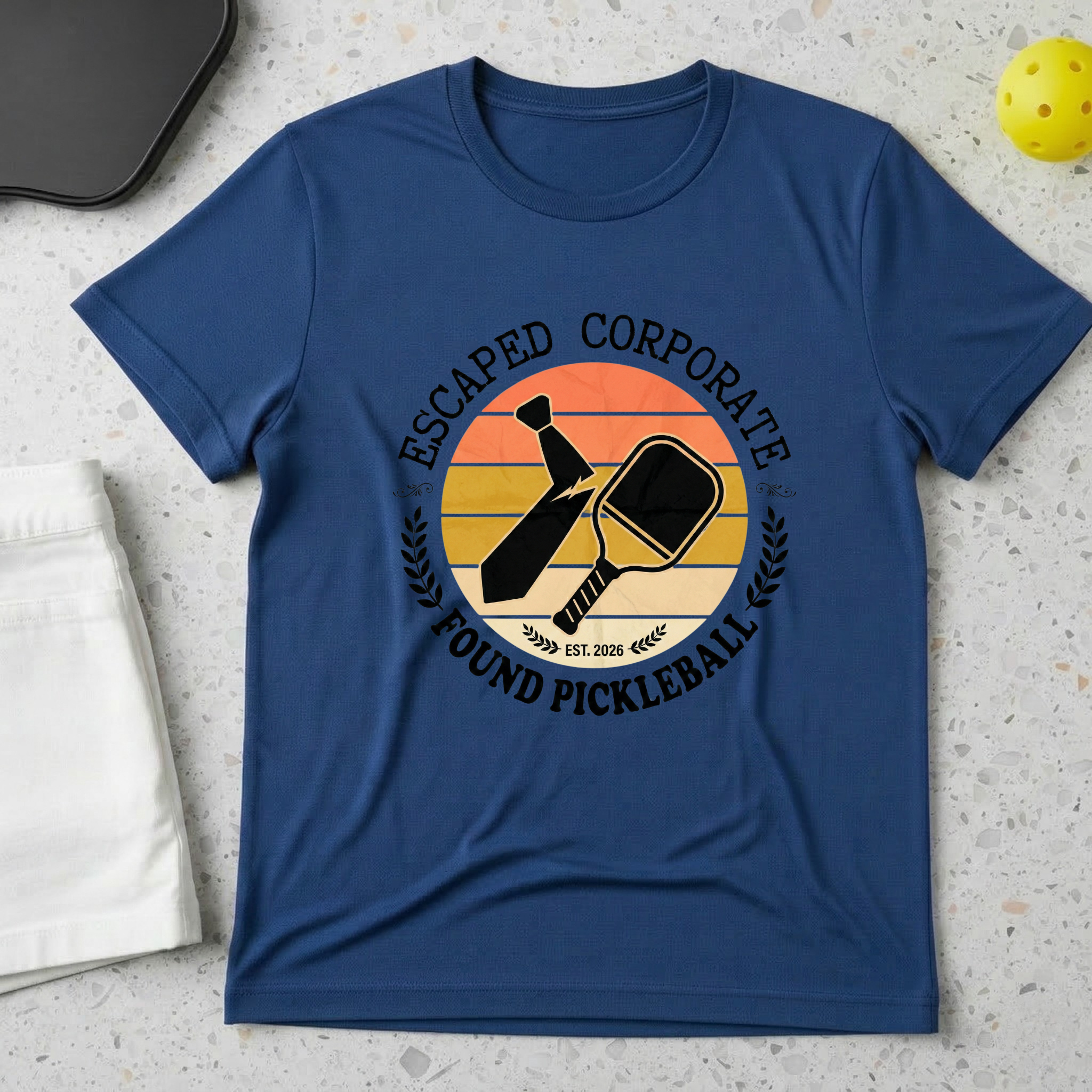 Escaped Corporate, Found Pickleball T-shirt
