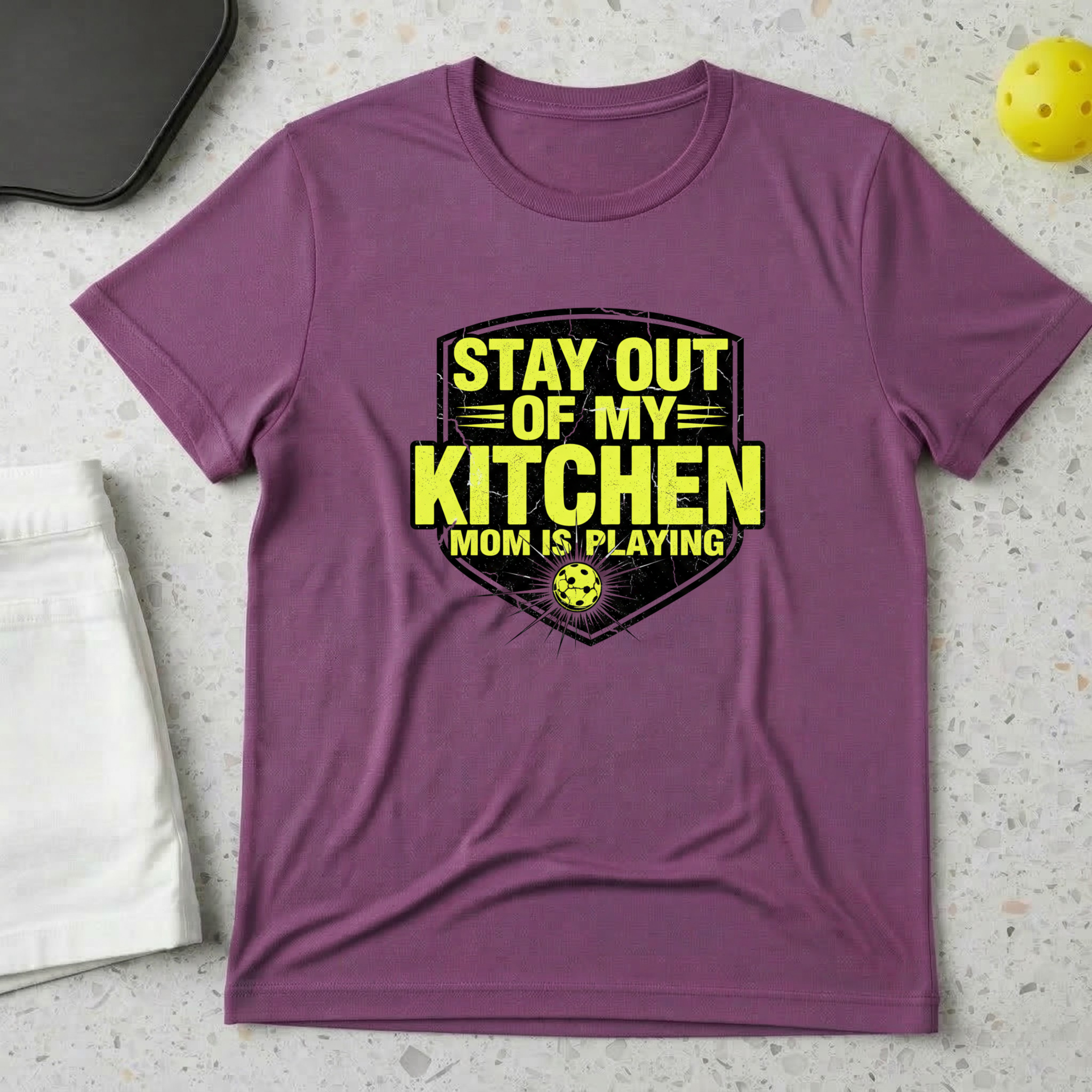 Stay out of my kitchen Mom is playing T-Shirt