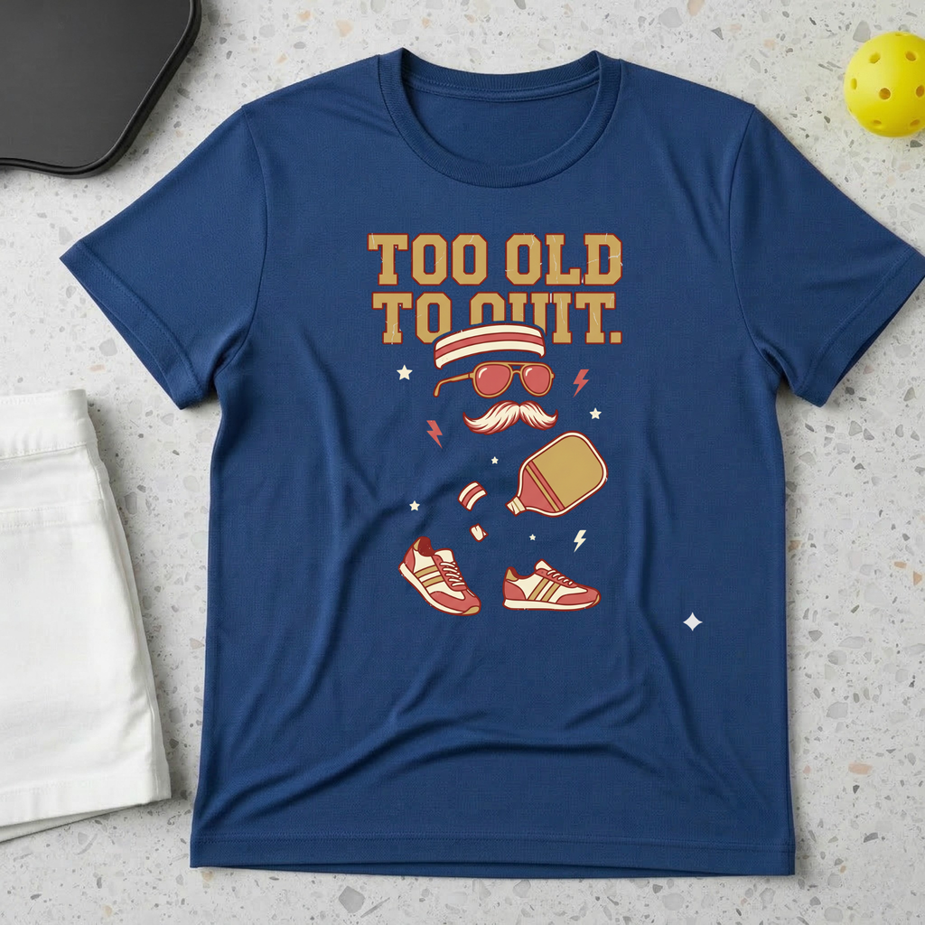Too Old to quit T-shirt