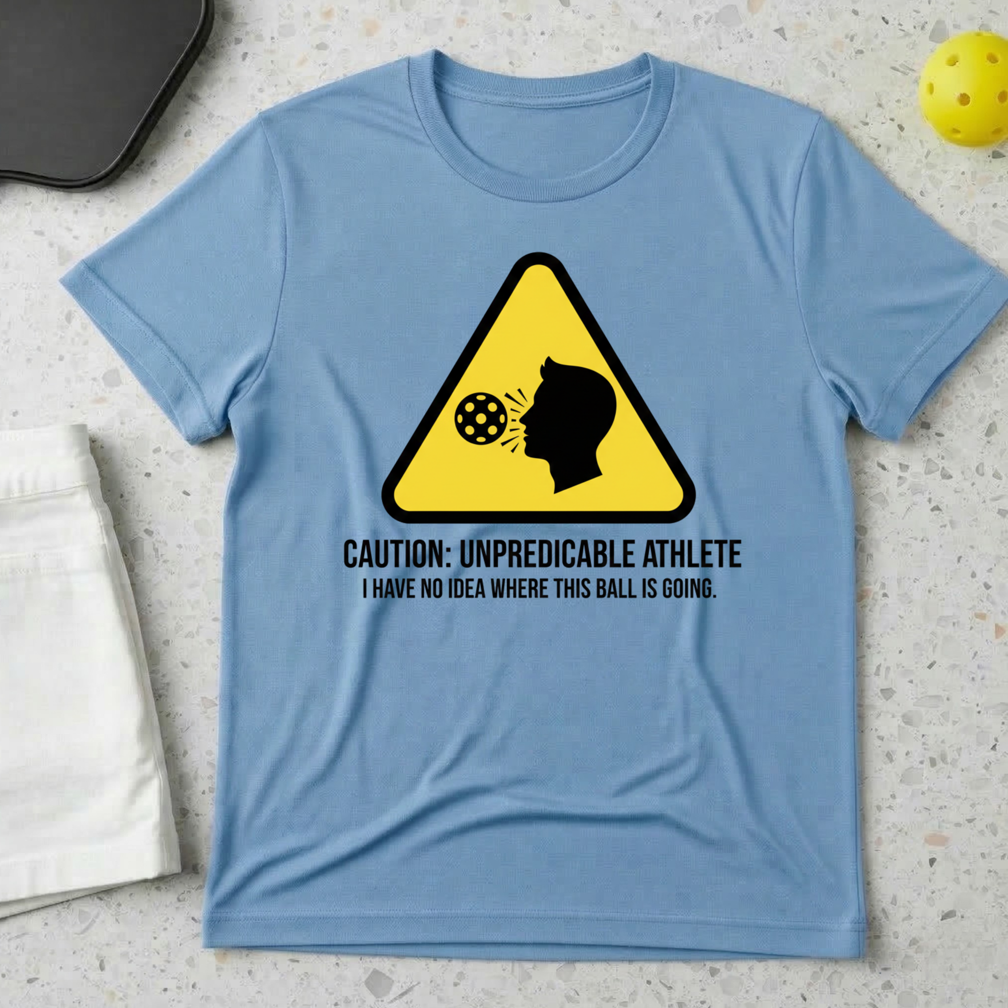 Caution unpredictable athlete T-Shirt