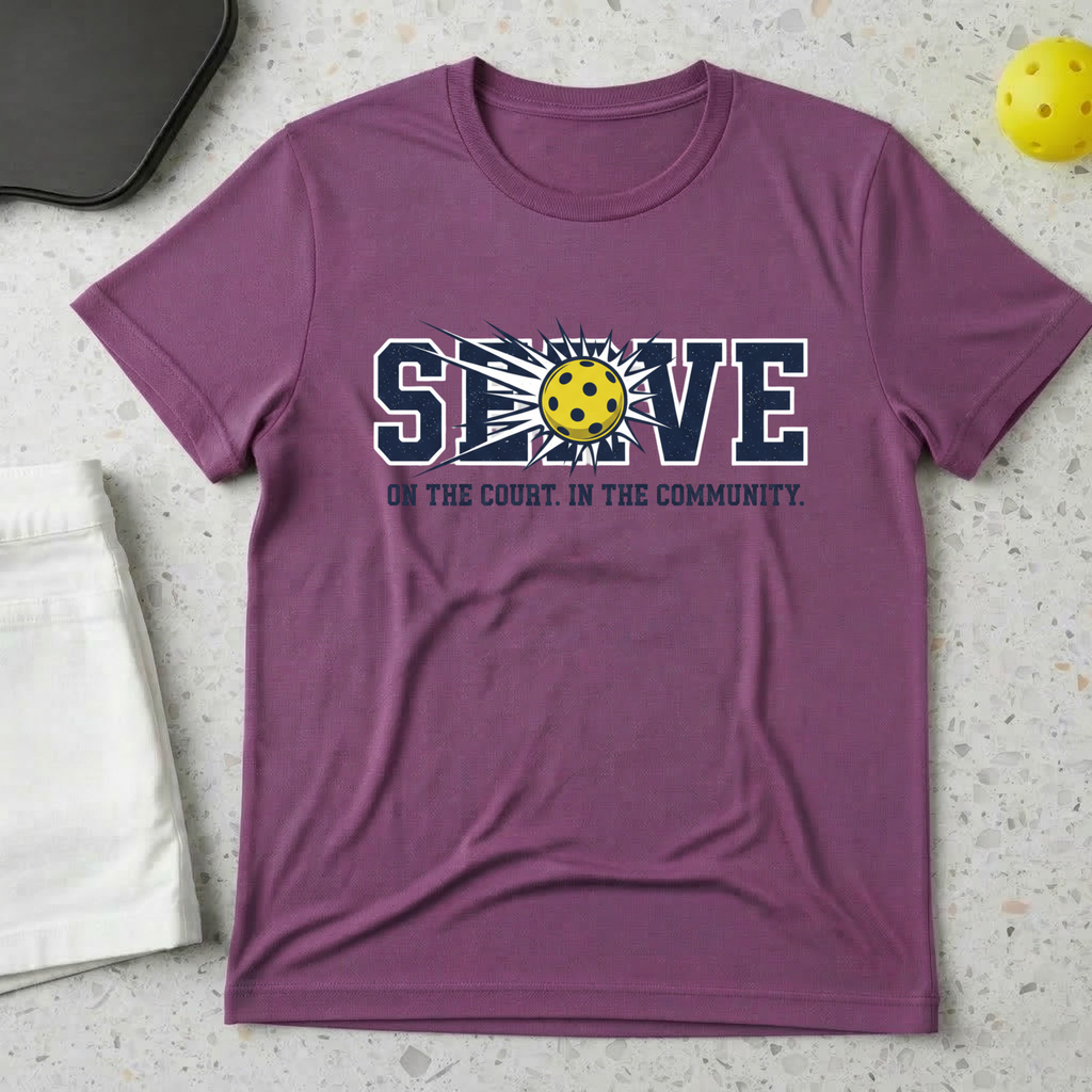 Serve on the court. in the community T-Shirt