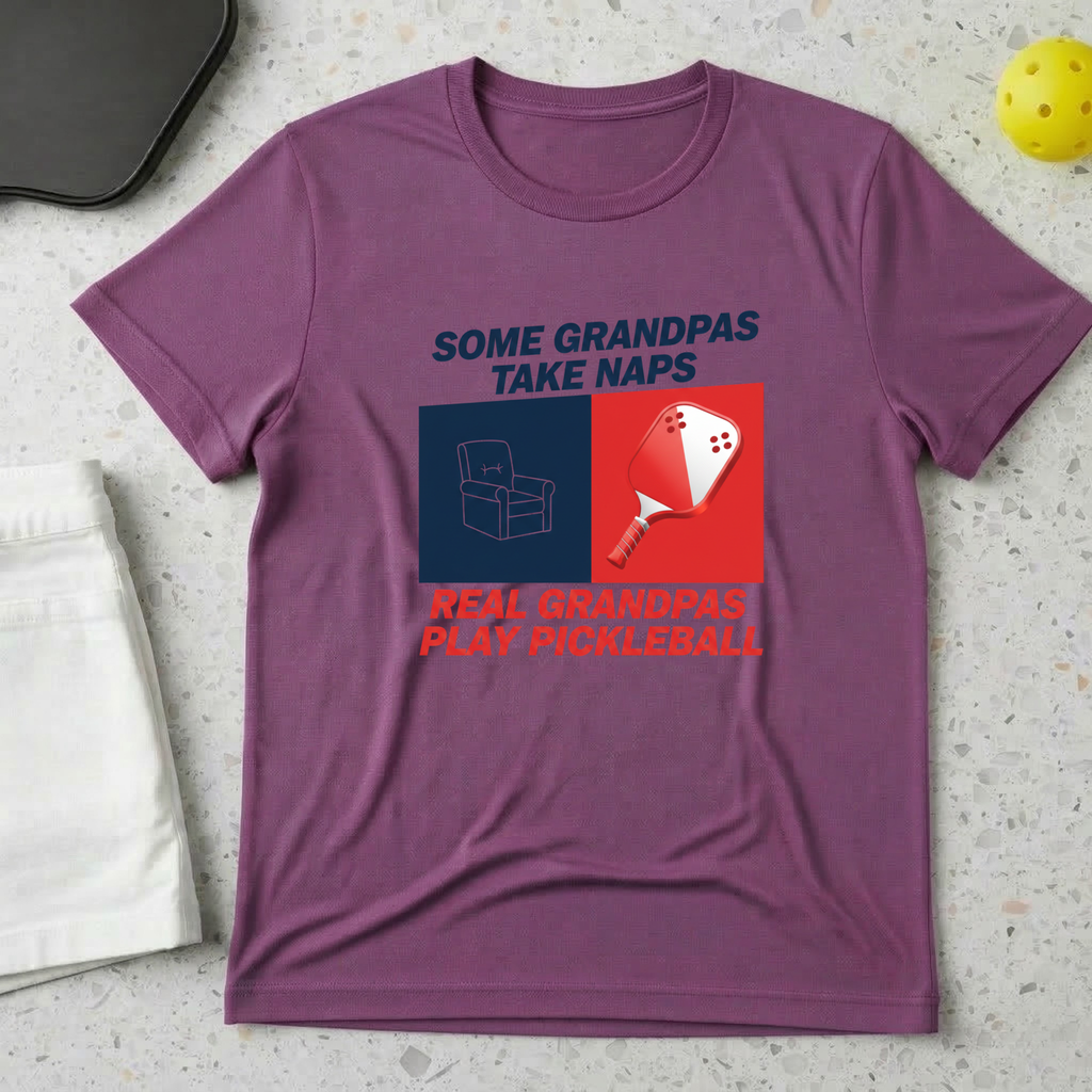 Real grandpas play pickelball T-Shirt