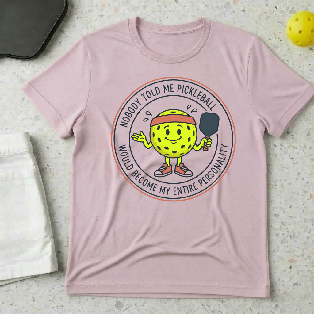 Nobody Told Me Pickleball Would Become My Entire Personality T-shirt