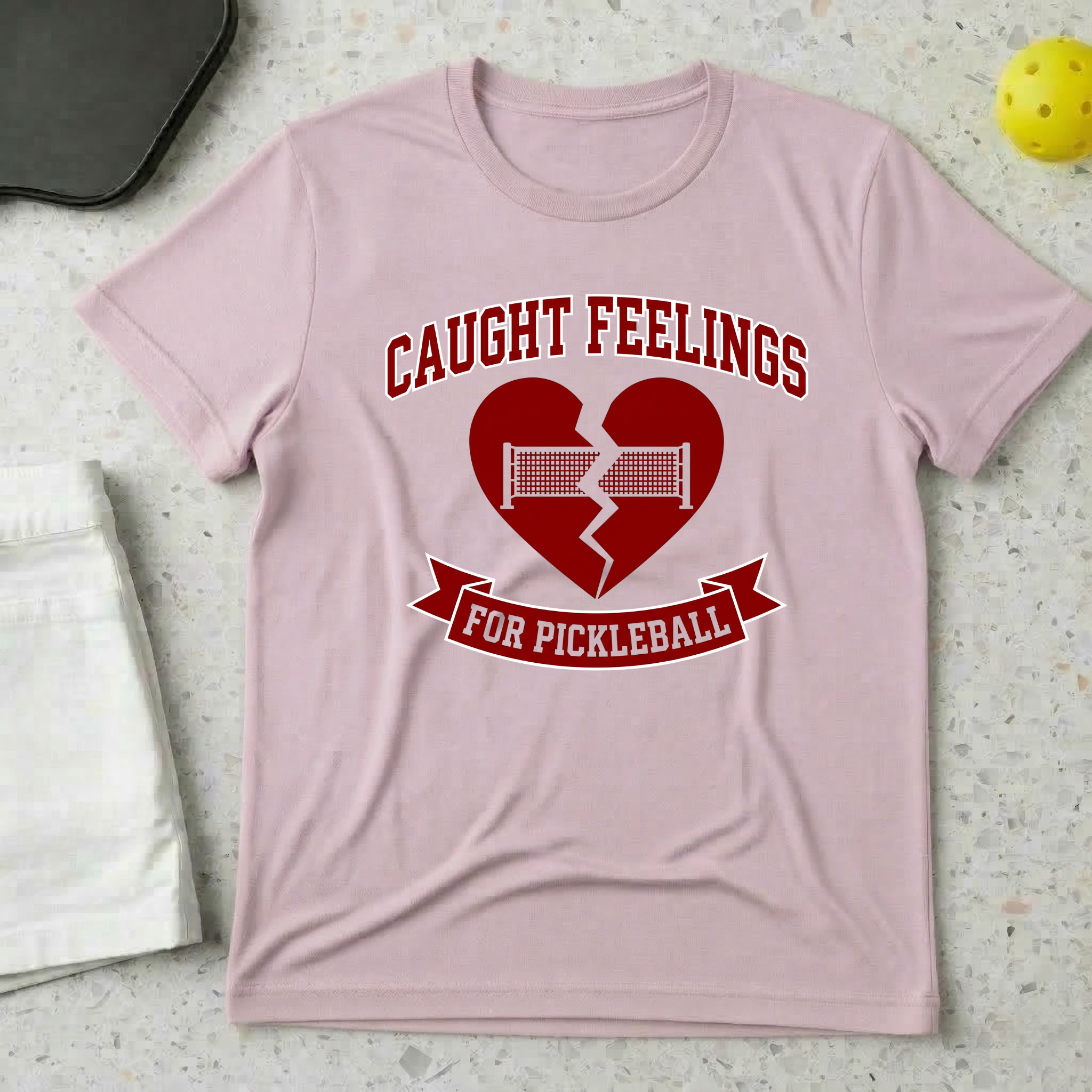 Caught Feelings For Pickleball 2 T-shirt