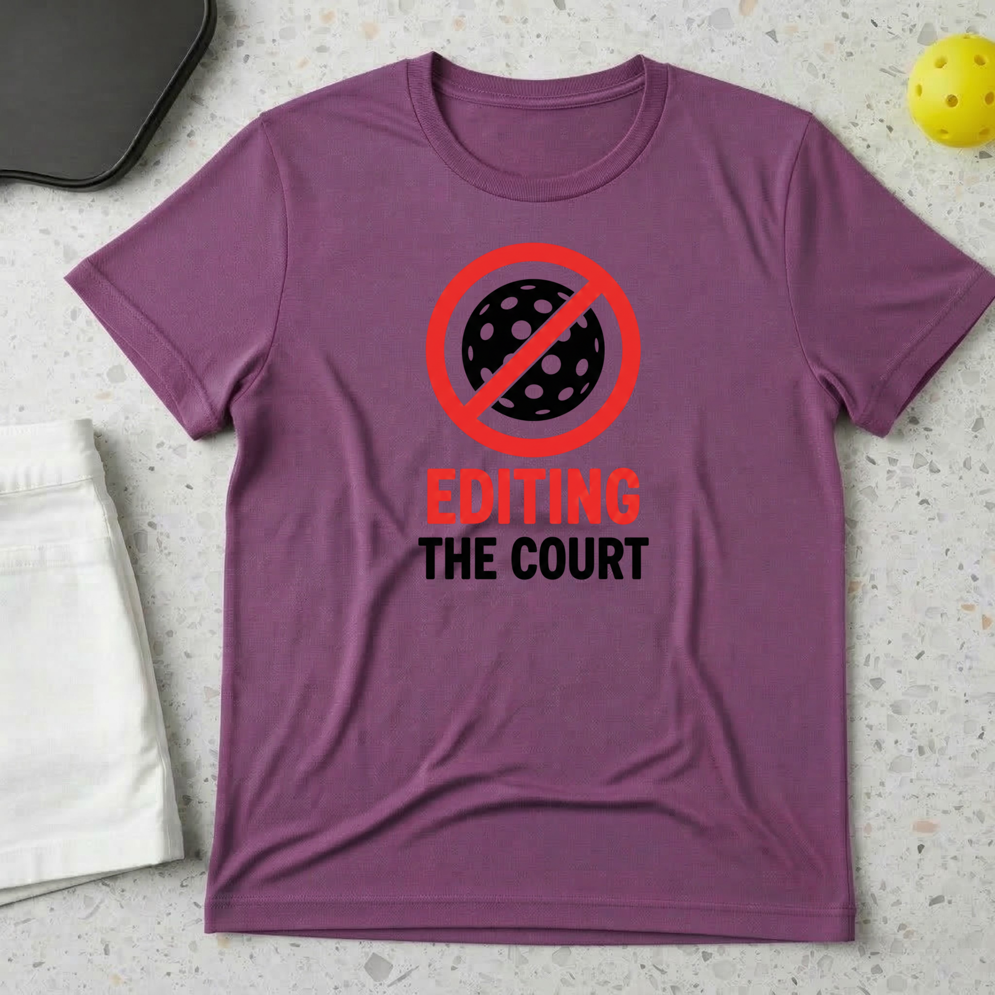 Editing the court T-Shirt