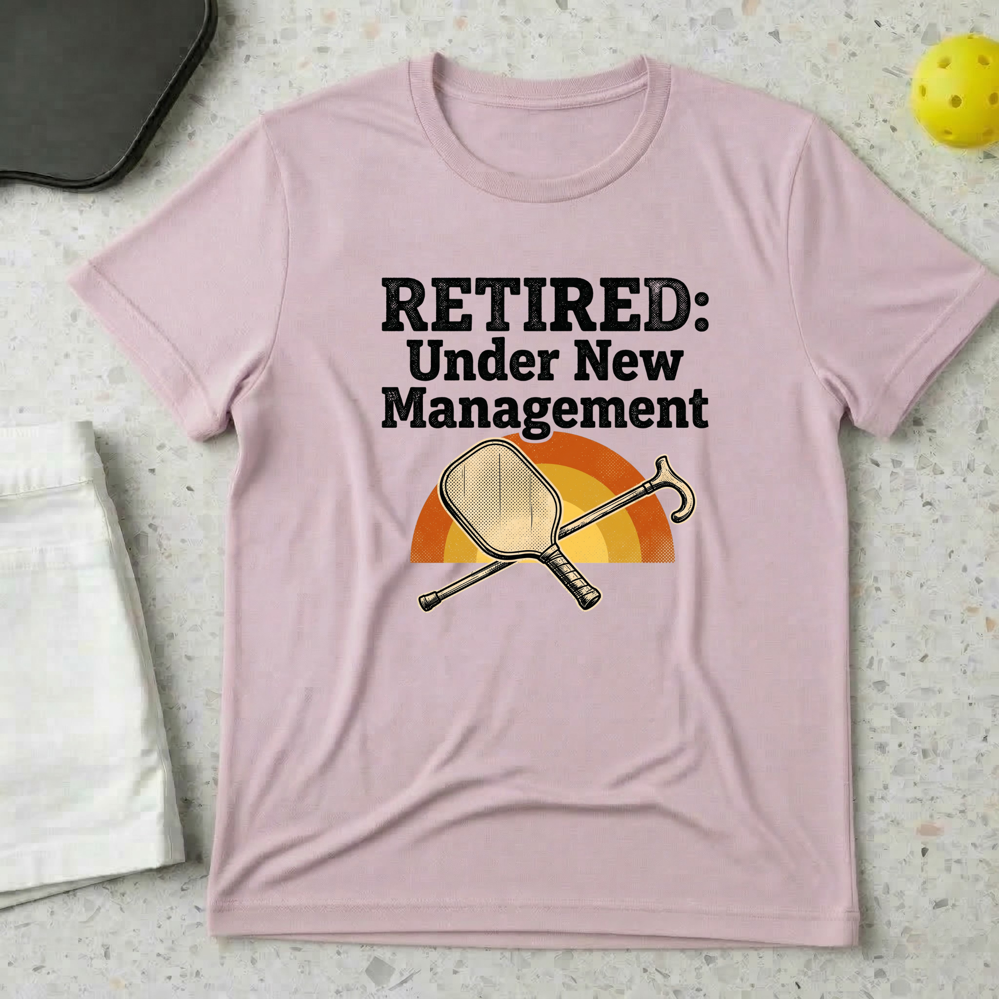 Retired Under New Management T-shirt