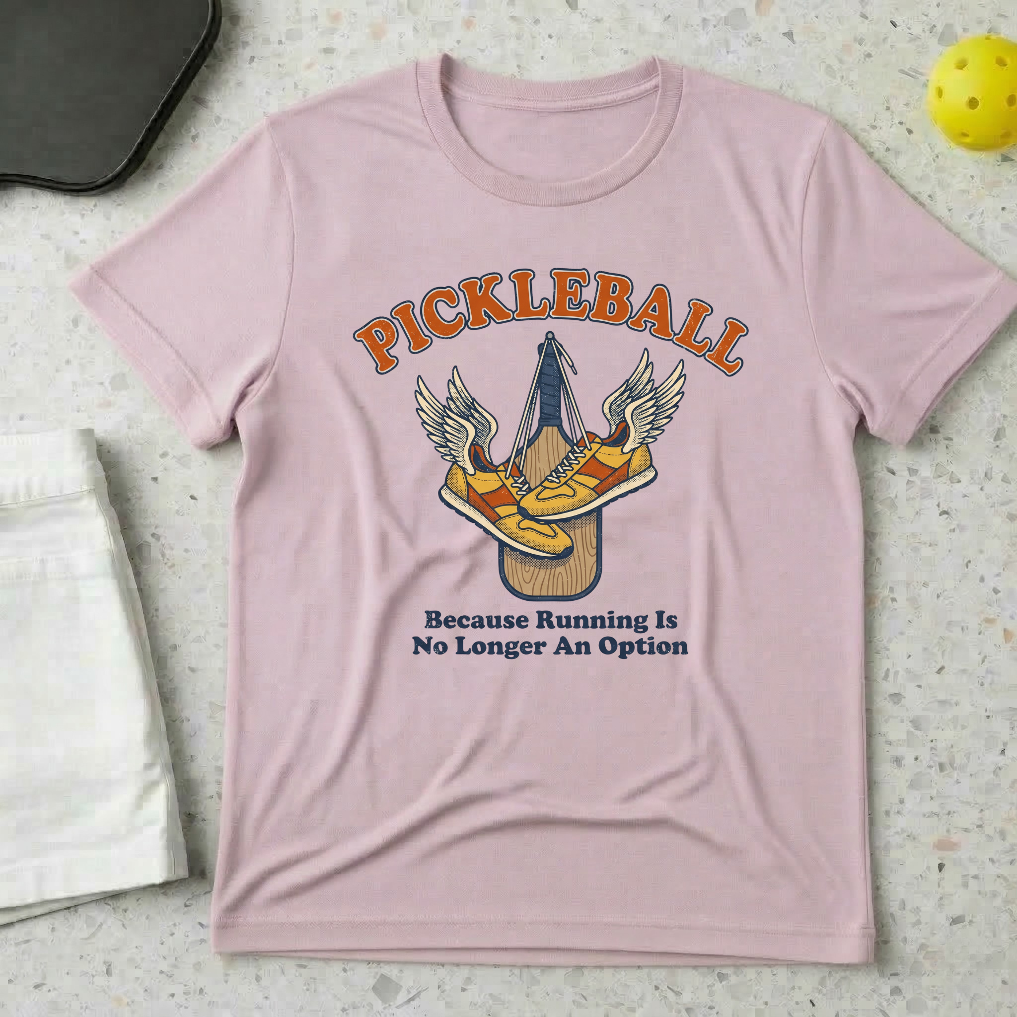 Pickleball Because Running Is No longer An Option T-shirt
