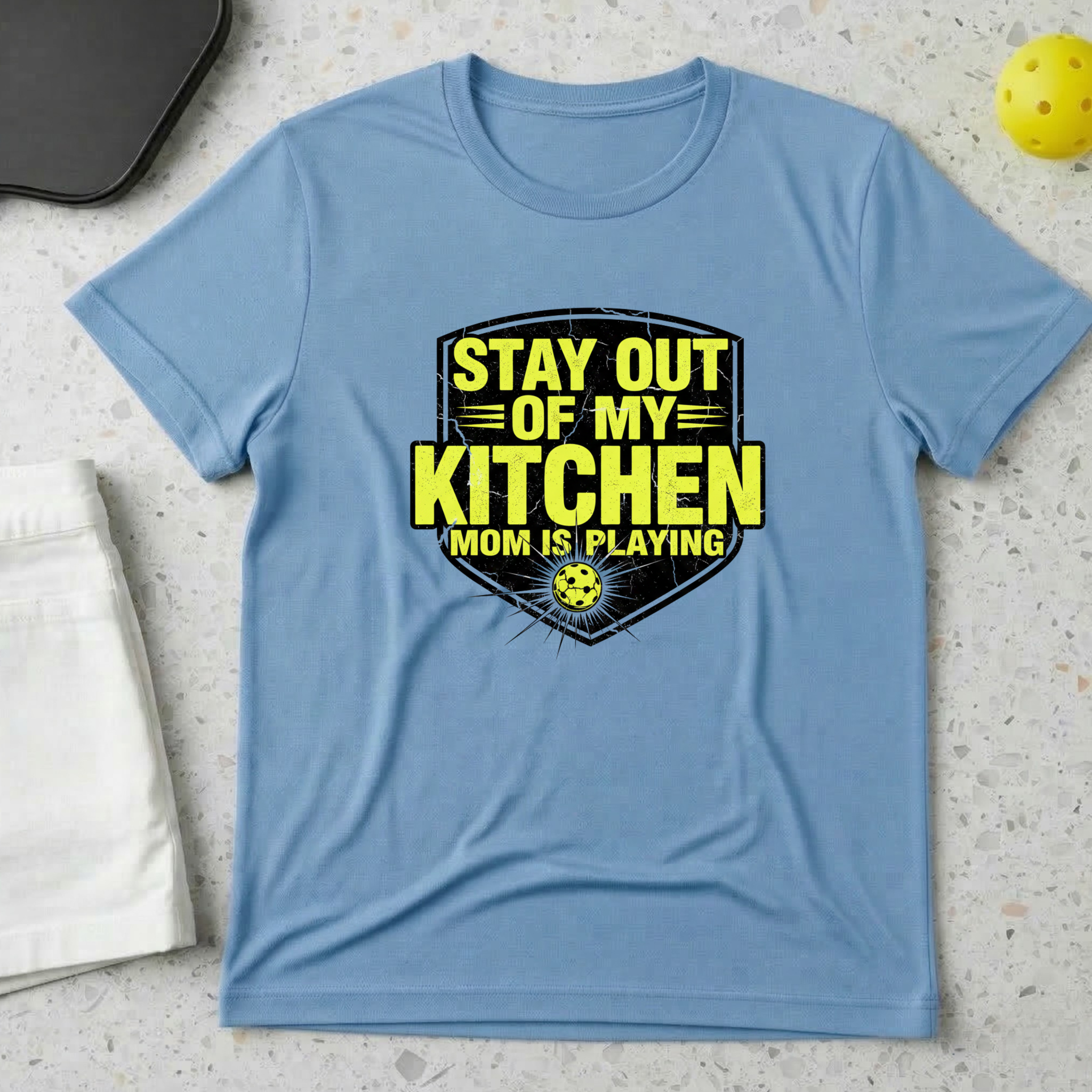 Stay out of my kitchen Mom is playing T-Shirt