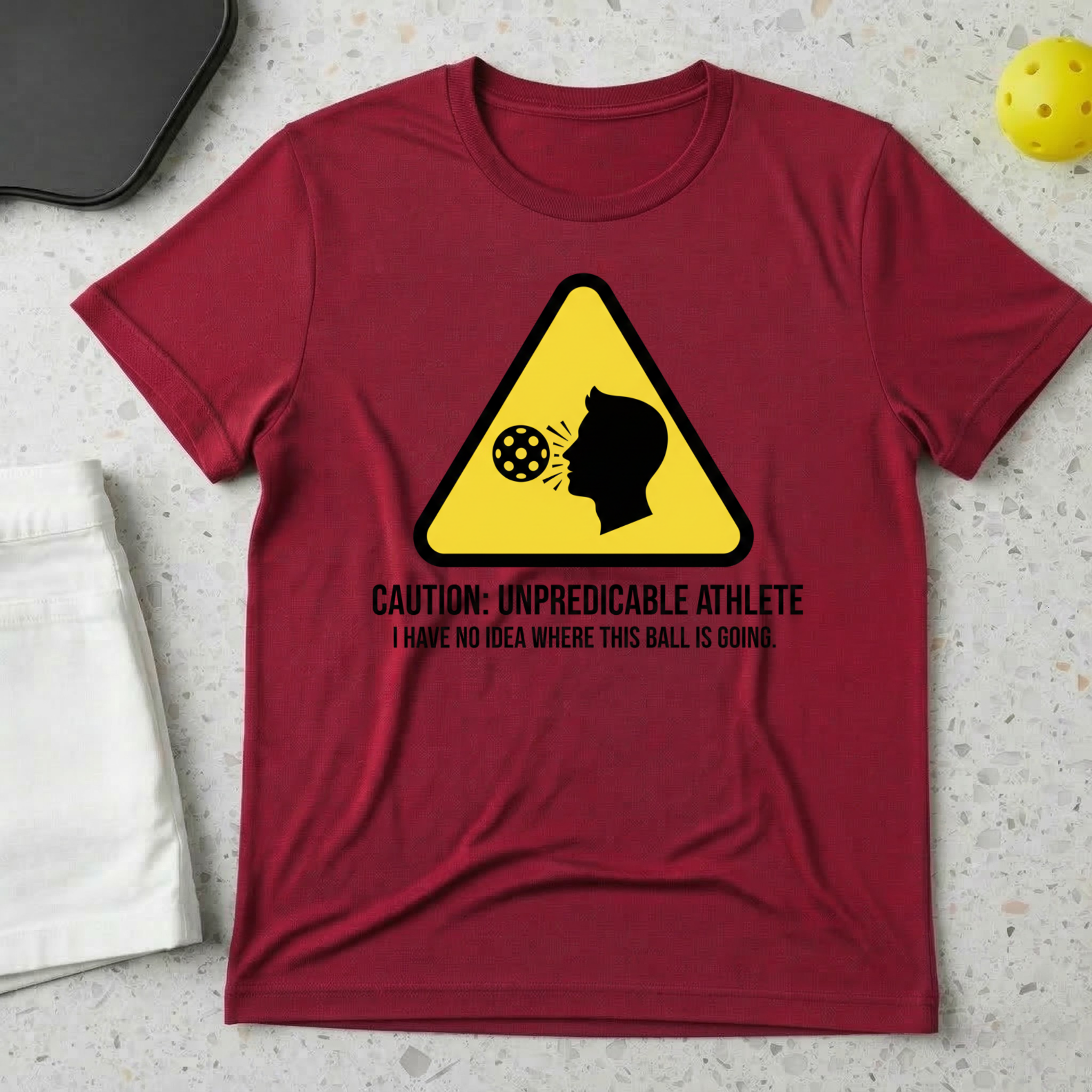 Caution unpredictable athlete T-Shirt