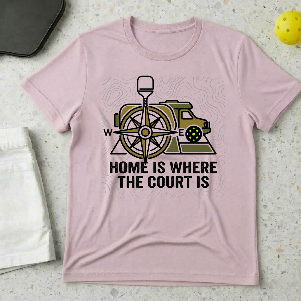 Home Is Where The Court Is T-shirt