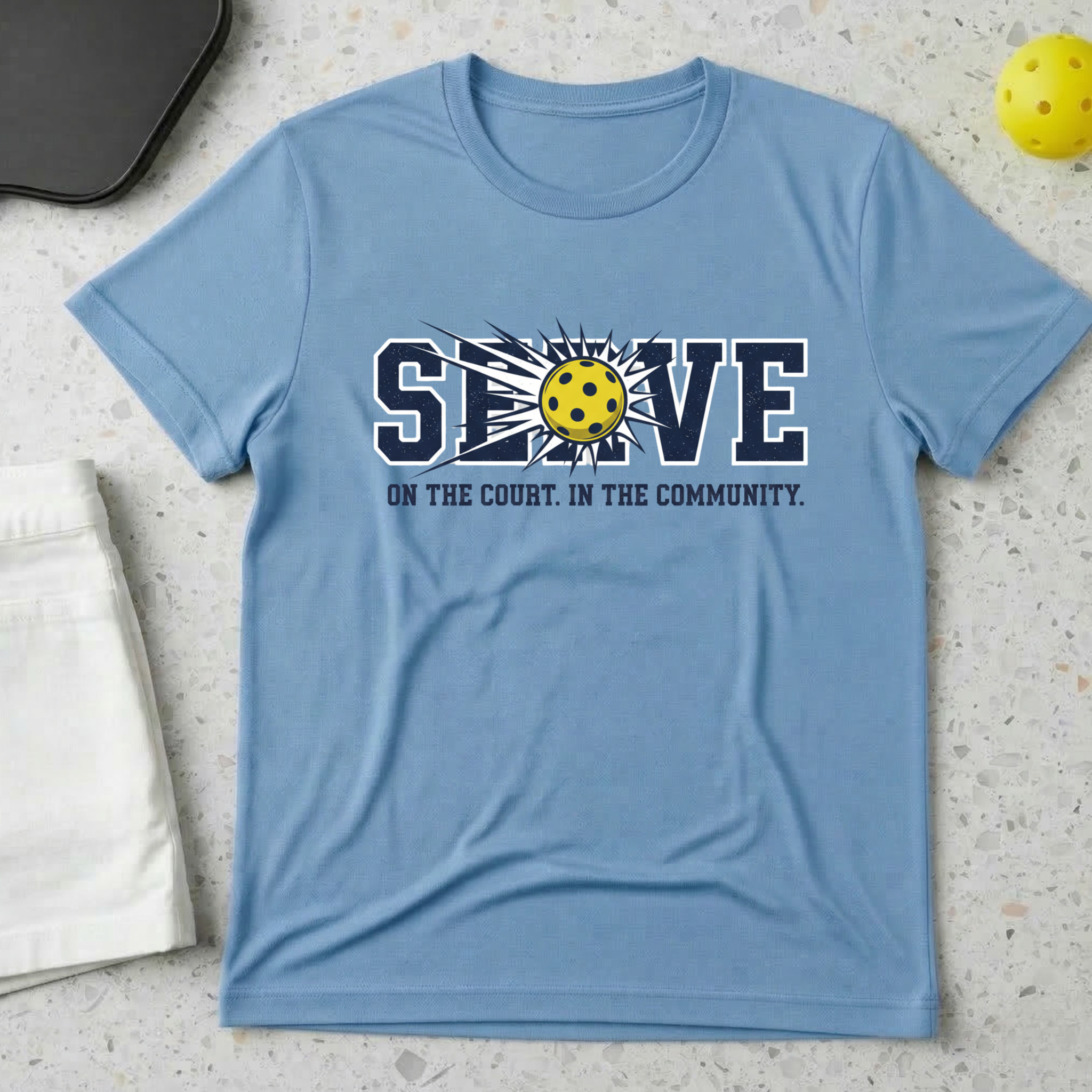 Serve on the court. in the community T-Shirt