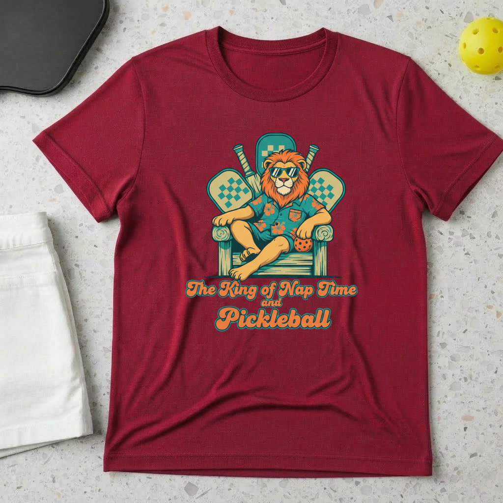 king of nap time and pickleball T-Shirt
