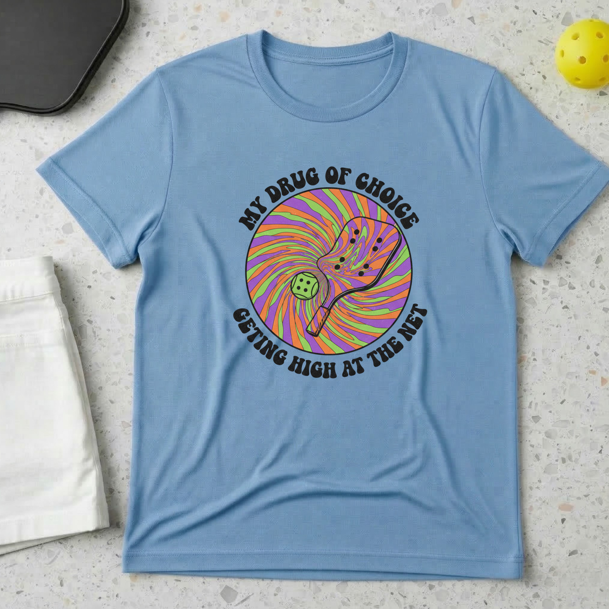 My drug of choice getting high at the net T-shirt