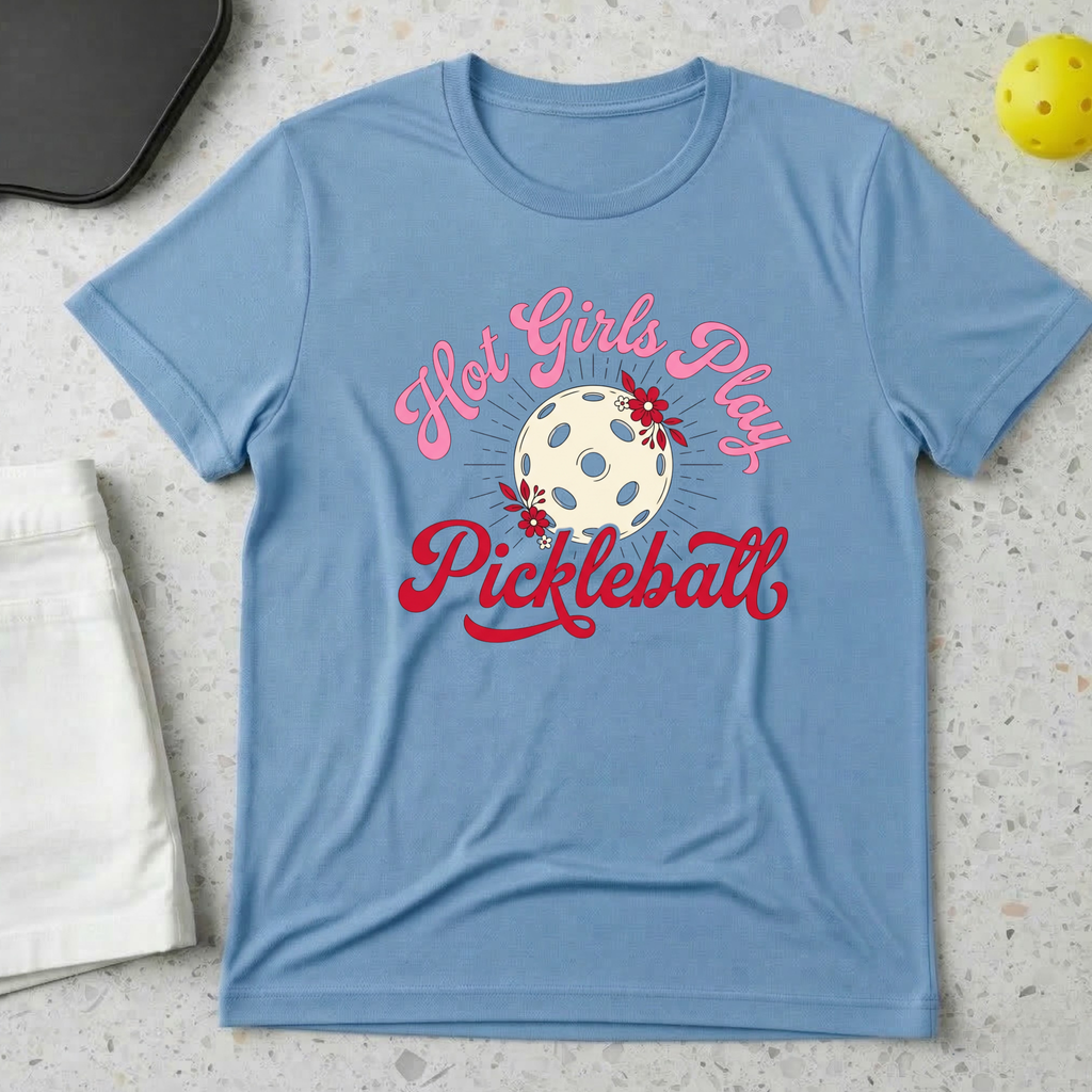 Hot Girls Play Pickleball T-shirt