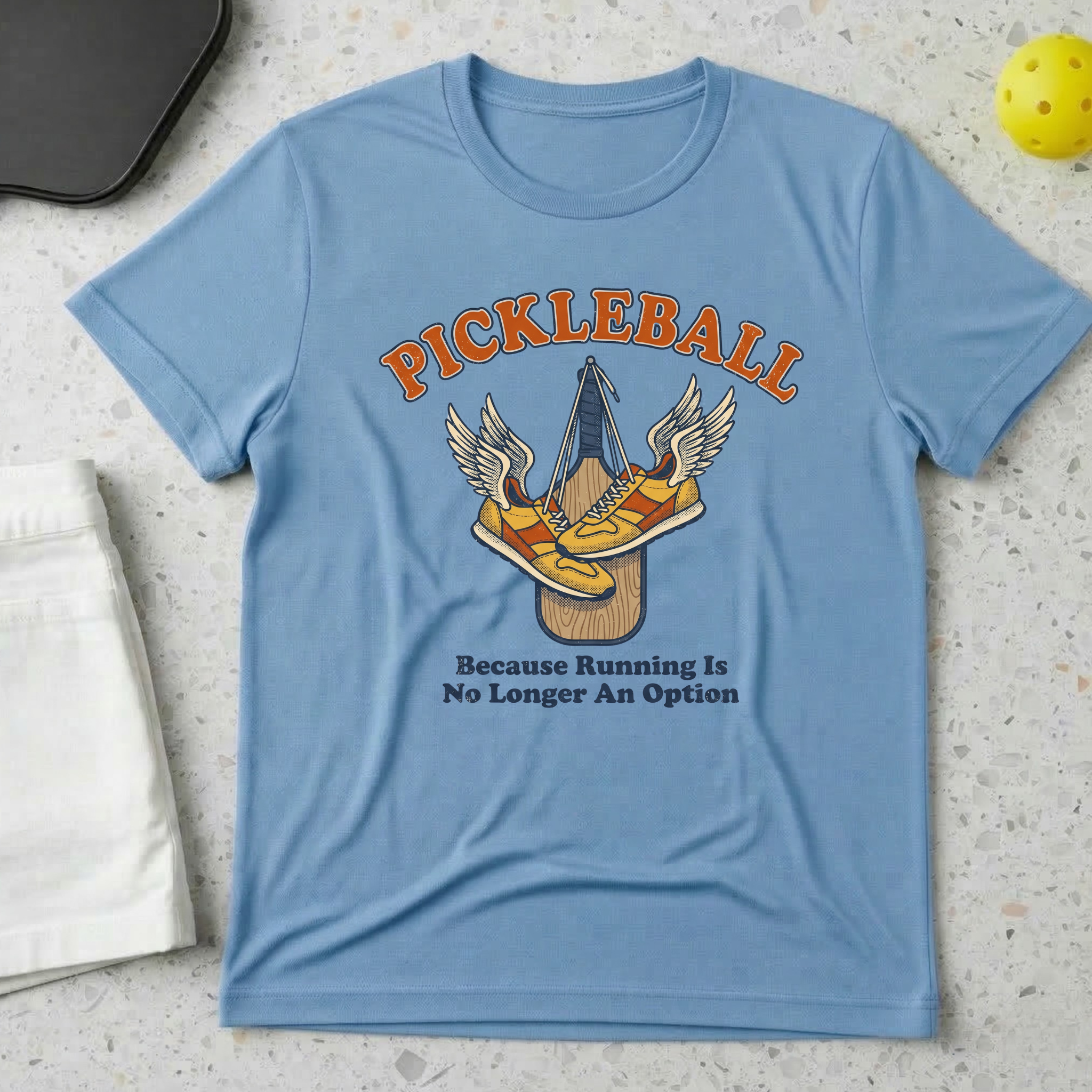 Pickleball Because Running Is No longer An Option T-shirt