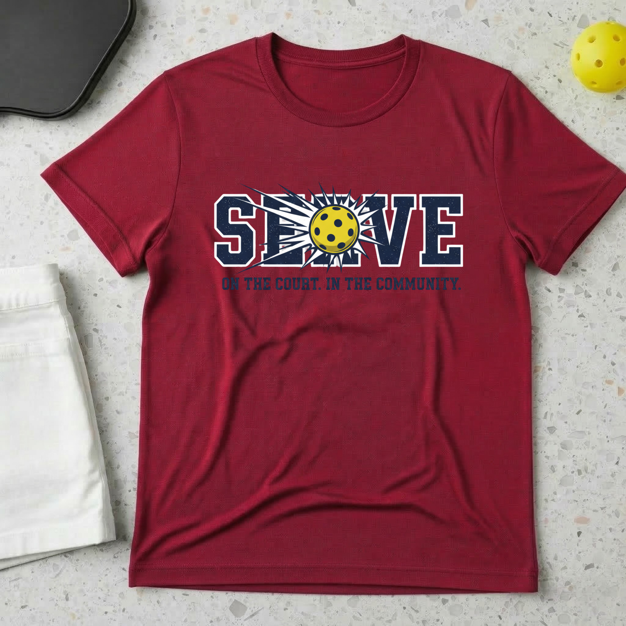 Serve on the court. in the community T-Shirt