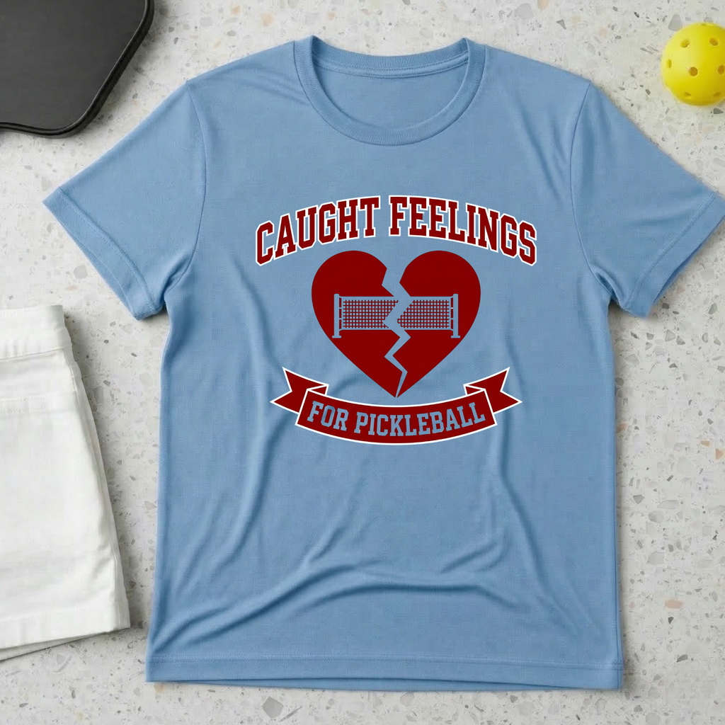 Caught Feelings For Pickleball 2 T-shirt