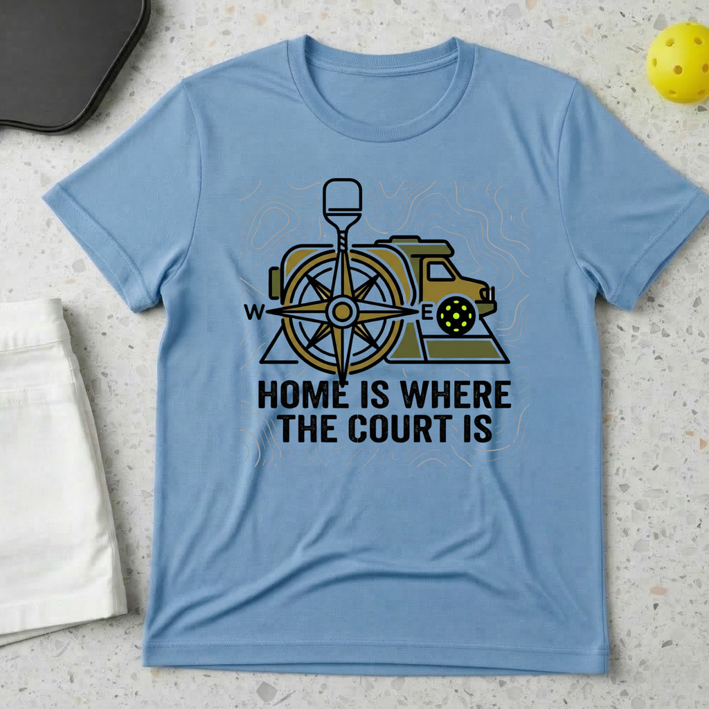 Home Is Where The Court Is T-shirt
