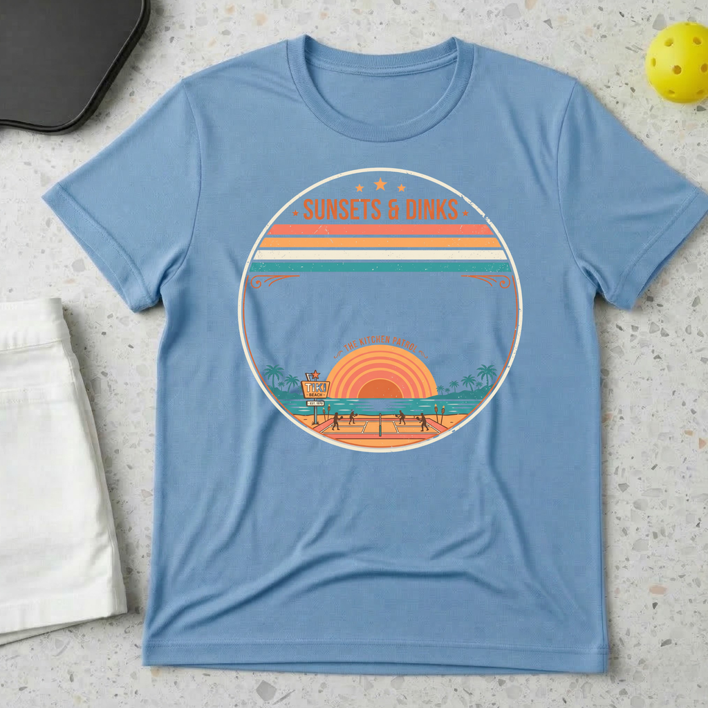 Sunset and dinks T-shirt