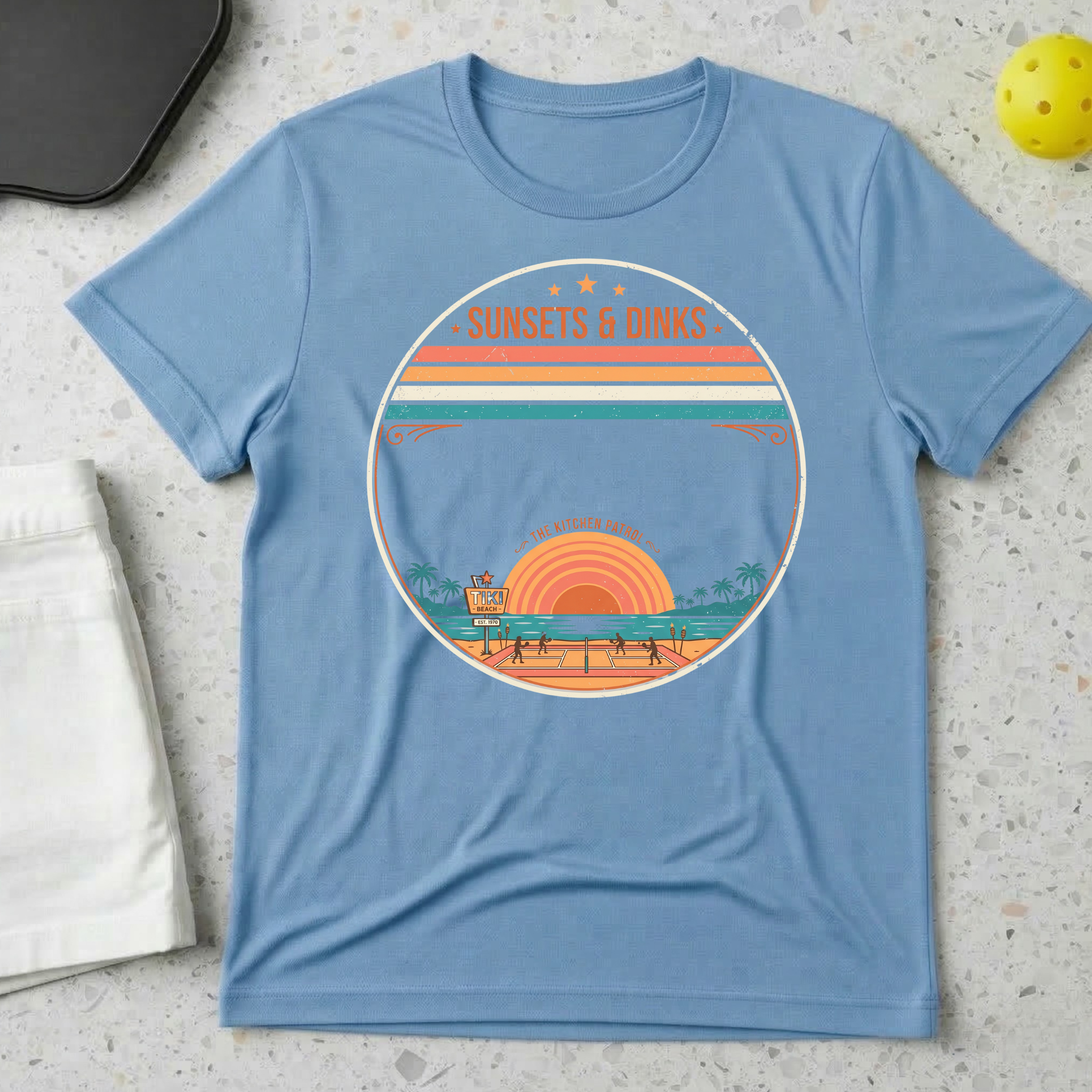 Sunset and dinks T-shirt