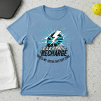 Electric Recharge, This is My Social Battery Zone T-shirt