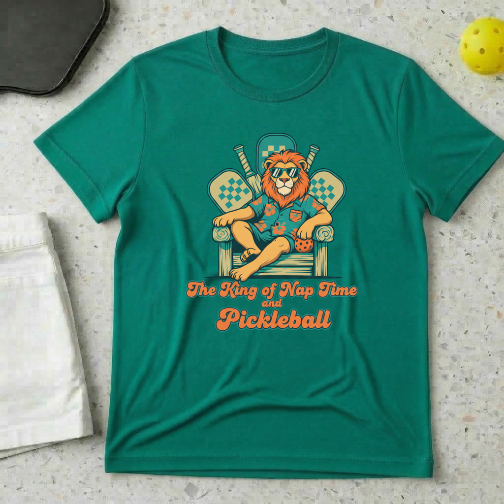 king of nap time and pickleball T-Shirt