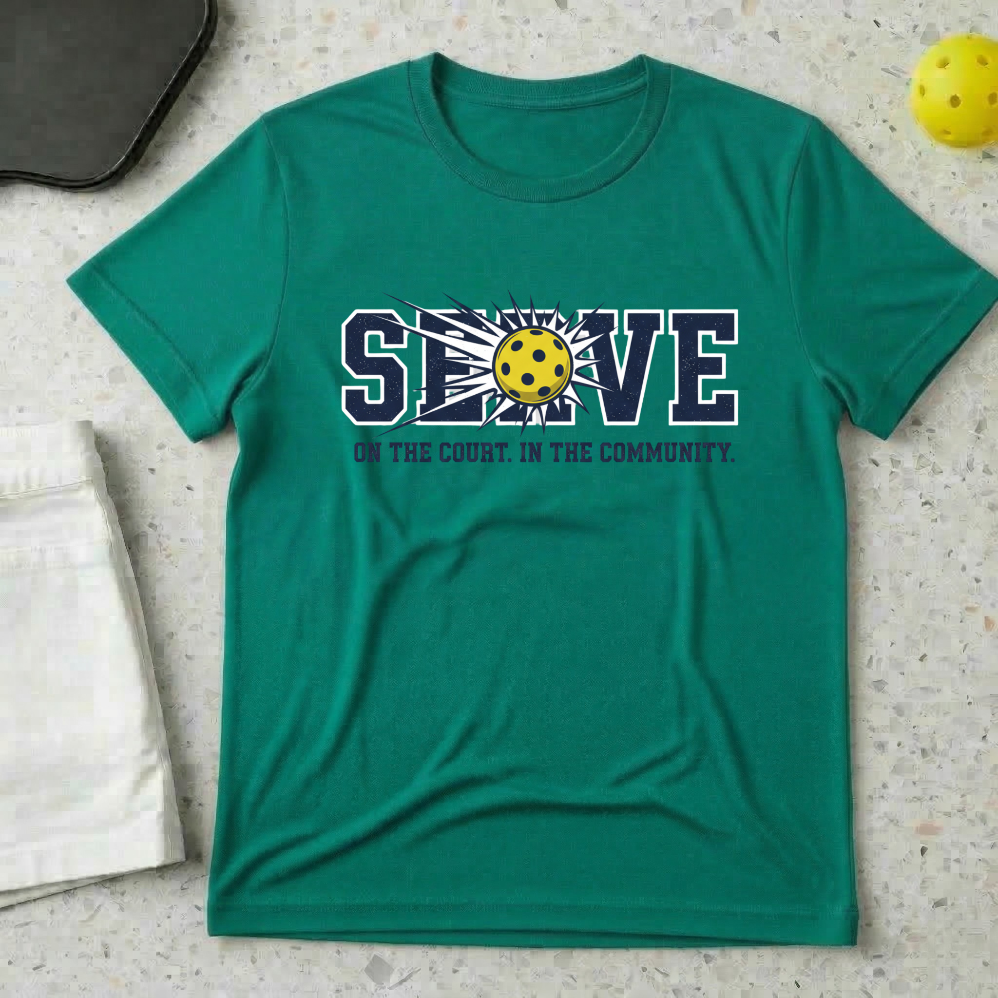 Serve on the court. in the community T-Shirt