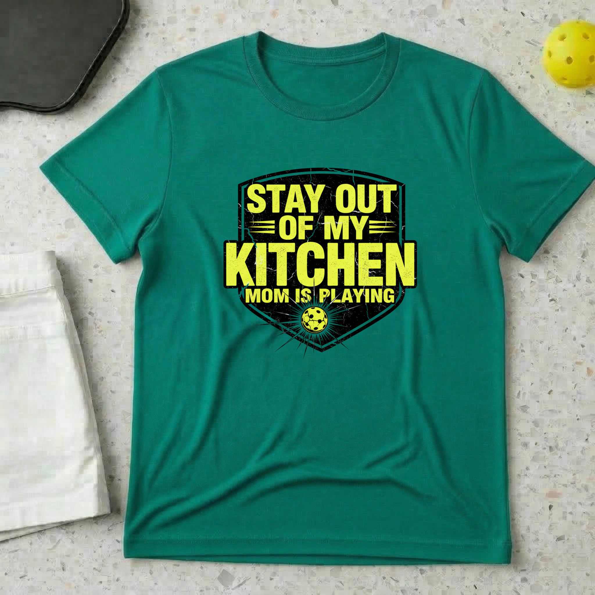 Stay out of my kitchen Mom is playing T-Shirt