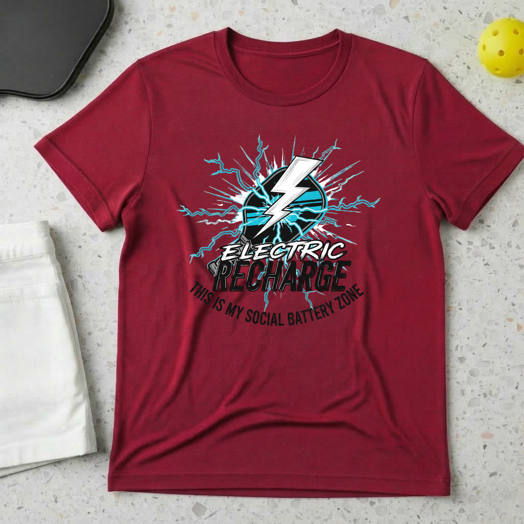 Electric Recharge, This is My Social Battery Zone T-shirt