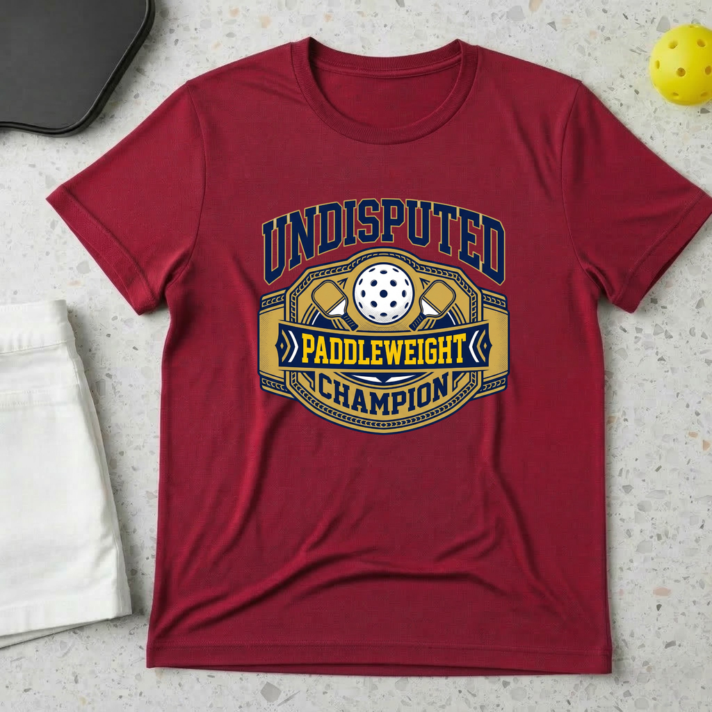 Undisputed Paddle weight champion T-shirt