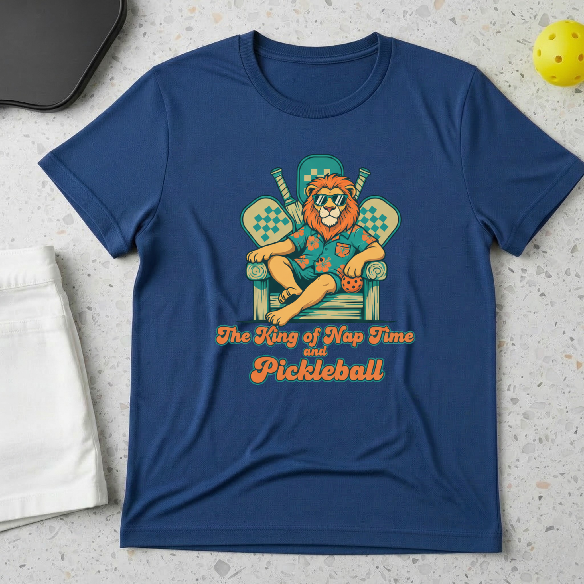 king of nap time and pickleball T-Shirt