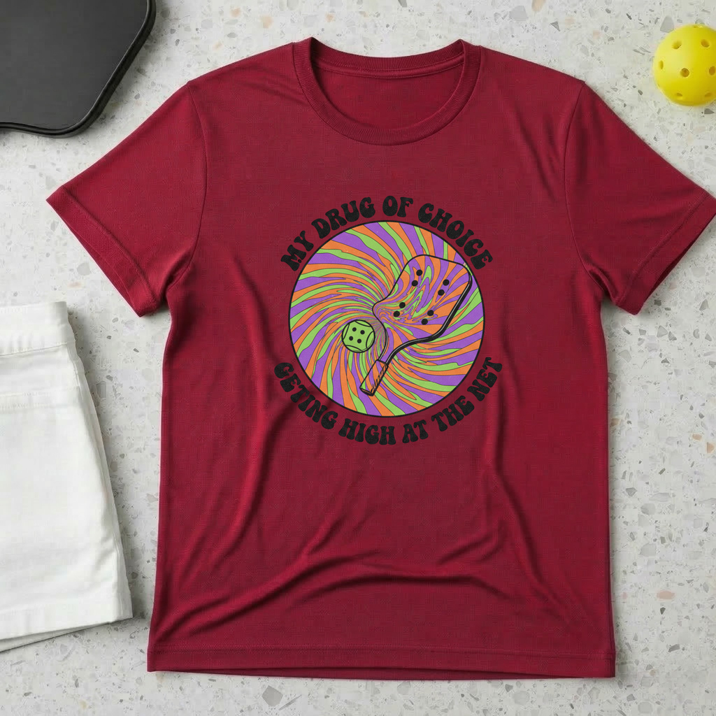 My drug of choice getting high at the net T-shirt