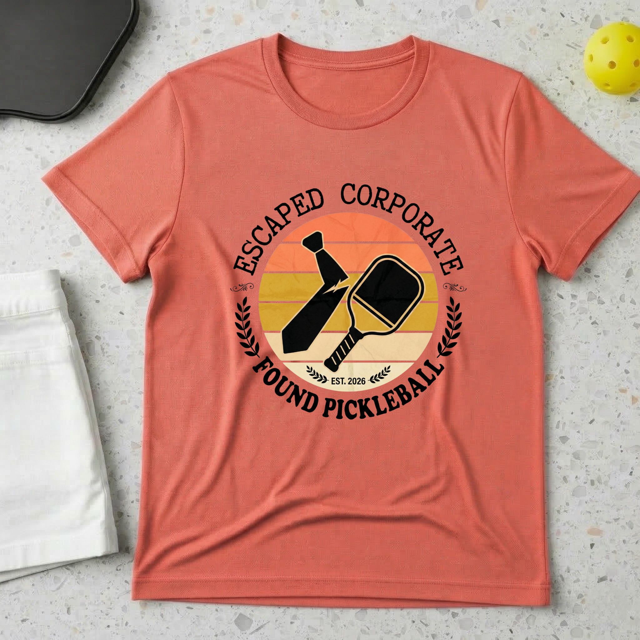 Escaped Corporate, Found Pickleball T-shirt