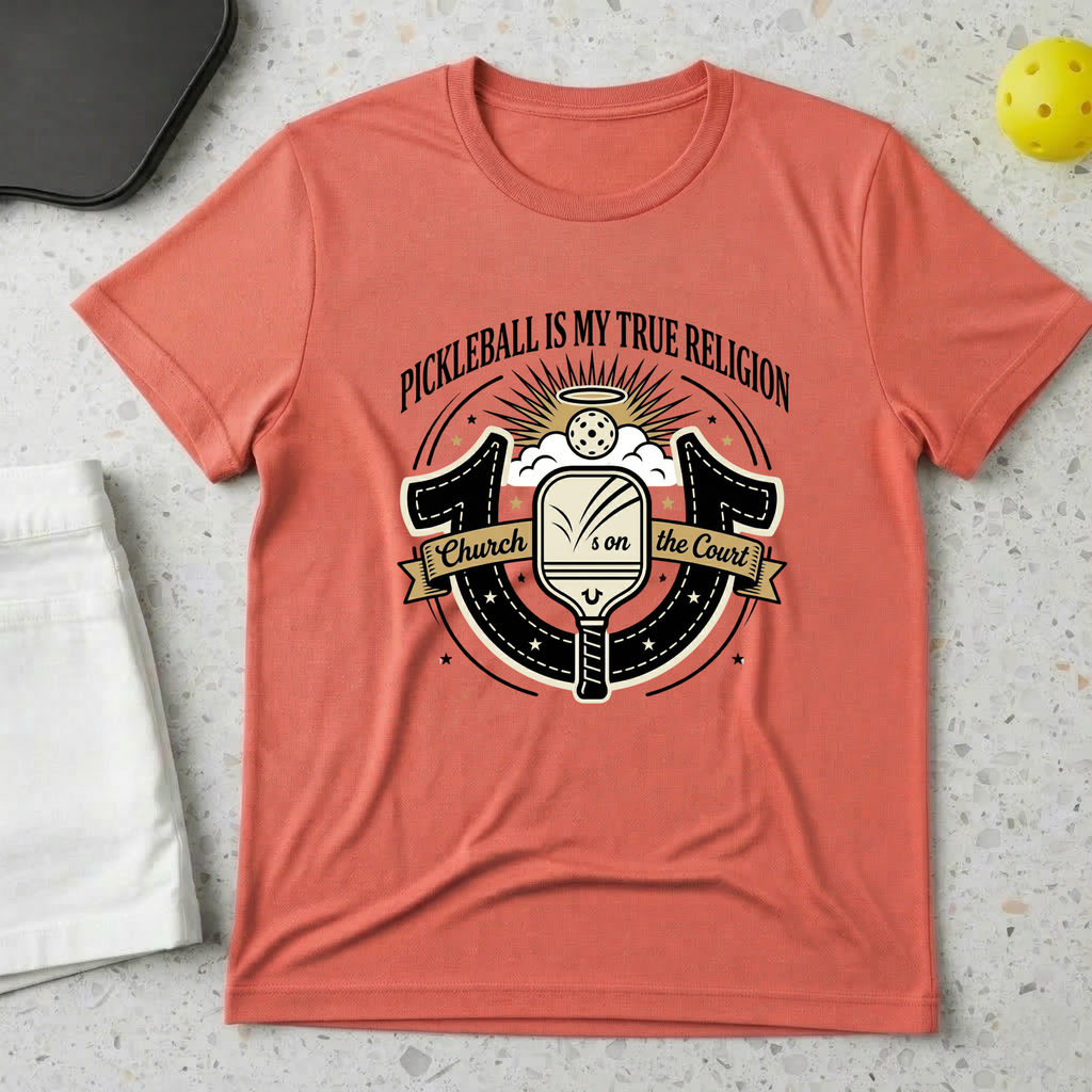 Pickleball is my true religion T-shirt