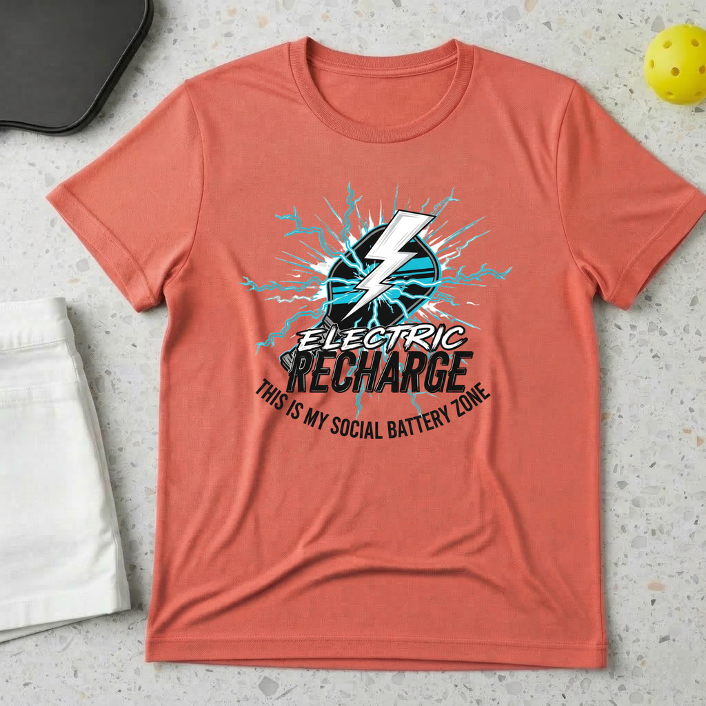 Electric Recharge, This is My Social Battery Zone T-shirt