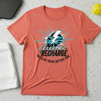 Electric Recharge, This is My Social Battery Zone T-shirt