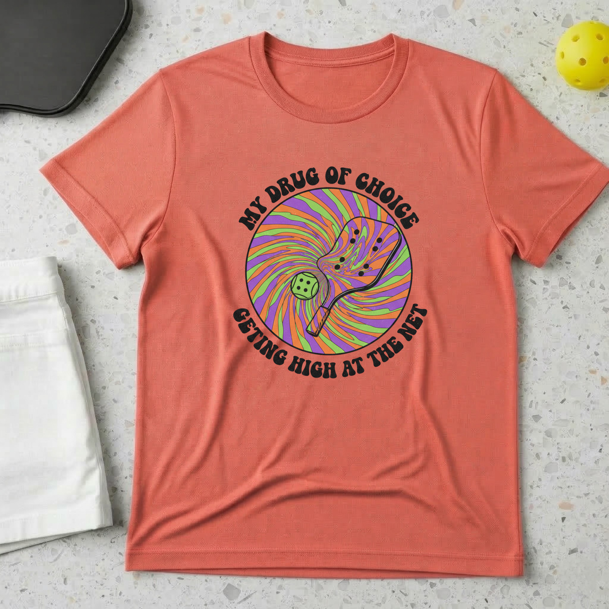 My drug of choice getting high at the net T-shirt