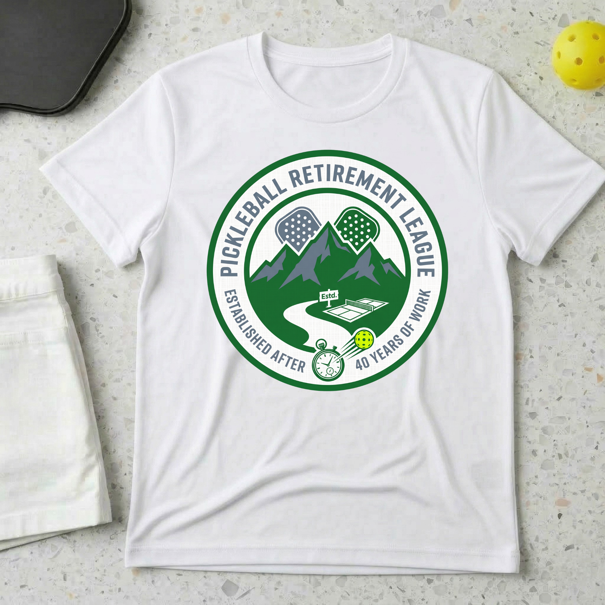 Pickleball Retirement League T-shirt